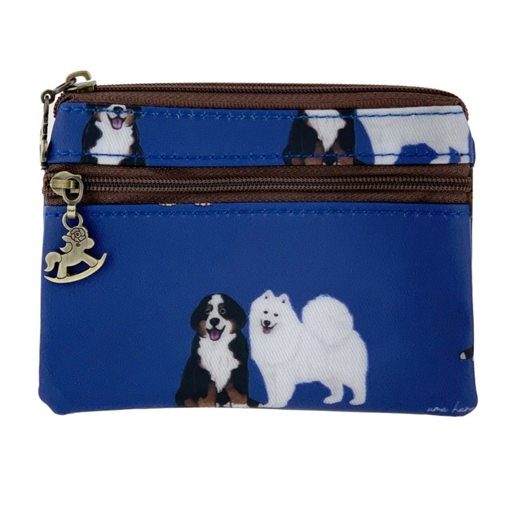 Waterproof Dog Coin Purse Keychain Pouch Holder